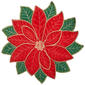 Poinsettia Cutwork Placemat - image 1