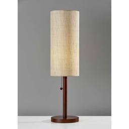 9th & Pike® 31in. Beige Shade Wood Standard Table Lamp