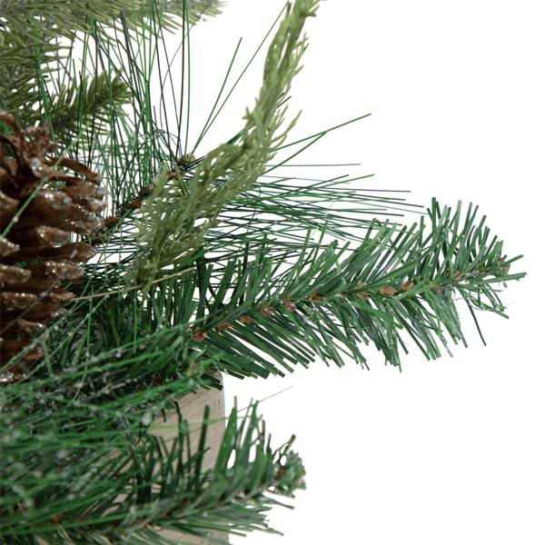 Northlight Mixed Pine with Pinecones Christmas Floral Arrangement