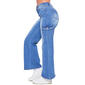 Juniors YMI® High Rise Wide Leg Cargo Solid Jeans - image 3