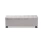 Baxton Studio Roanoke Modern & Contemporary Storage Ottoman - image 7