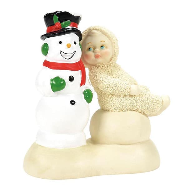 Department 56 Snowbabies Light Up Snowman - image 