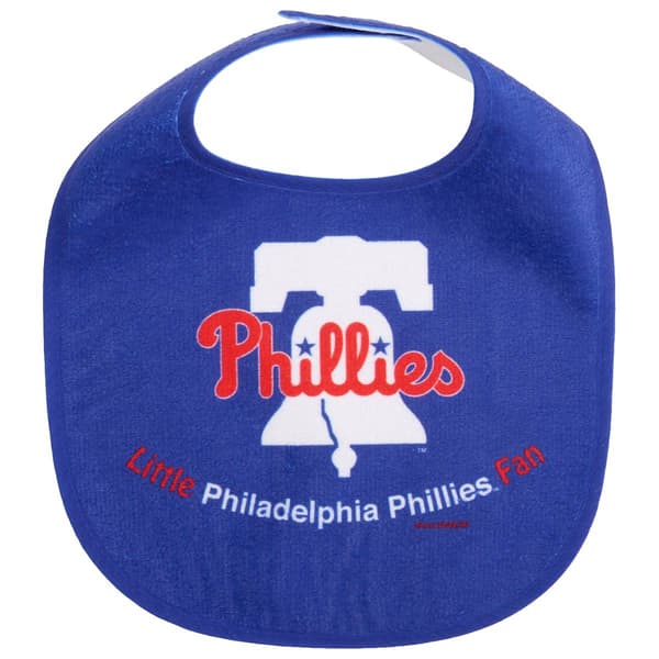 Baby Boy Phillies&#40;R&#41; Lil Philadelphia Phillies Fan Bib - image 