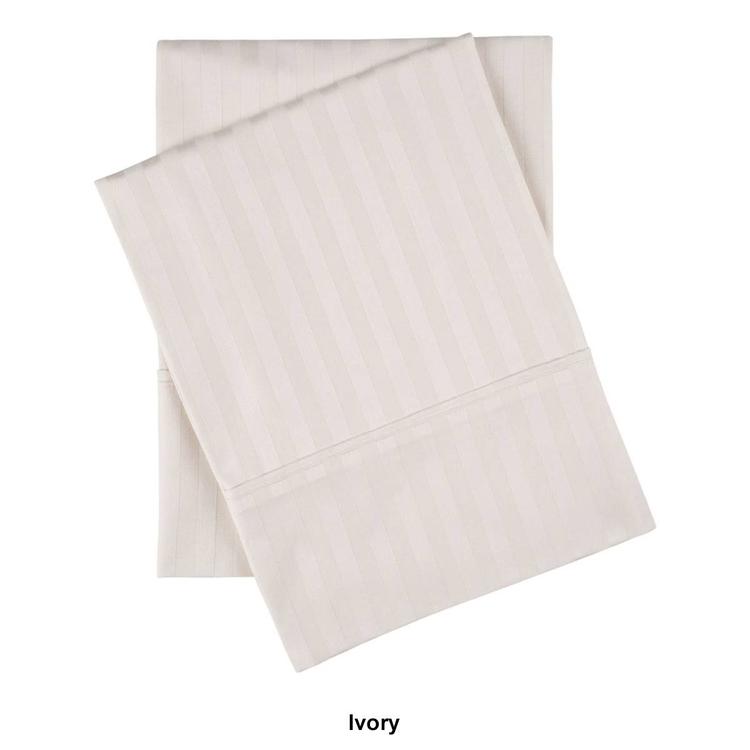 Superior 2pc. 300TC Egyptian Cotton Striped Pillowcase Set