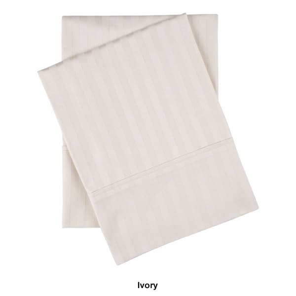 Superior 2pc. 300TC Egyptian Cotton Striped Pillowcase Set