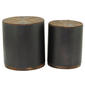 9th & Pike(R) 2pc. Rustic Black Metal Accent Table Set - image 1