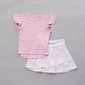 Girls (7-16) RBX Performance Tee w/ Floral Skort Set - image 1