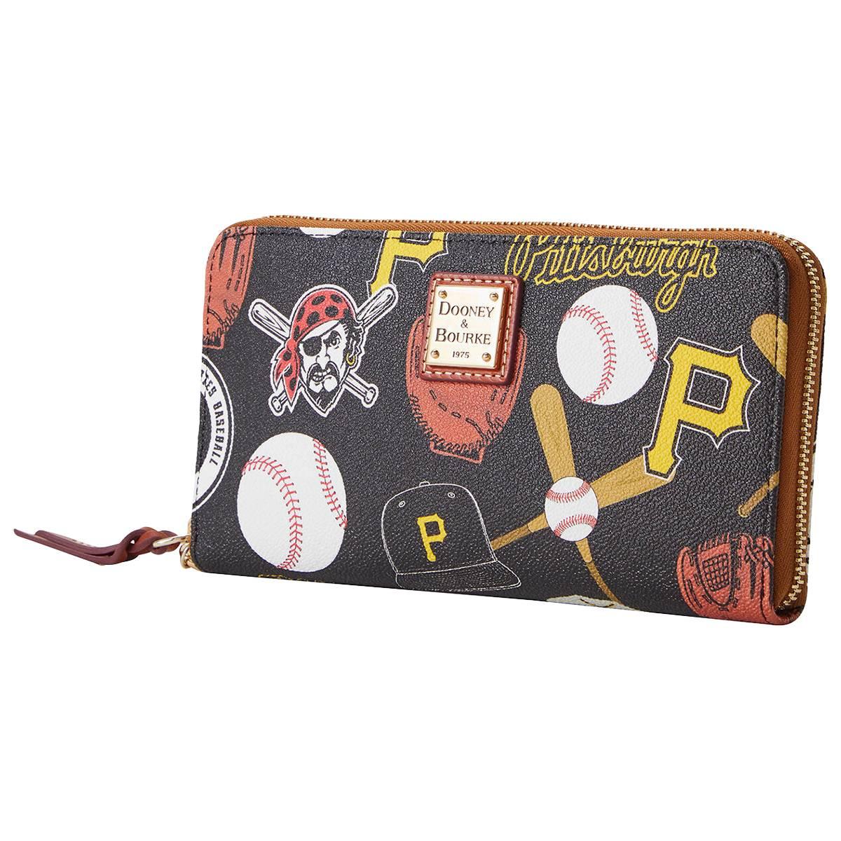 Womens Dooney & Bourke Pirates Large Zip Around Wristlet