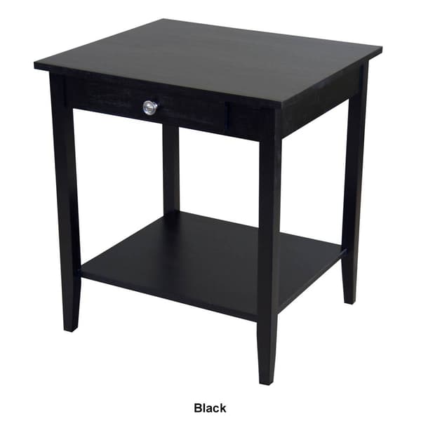 Casual Contemporary Living 2-Tier Acacia Square End Table