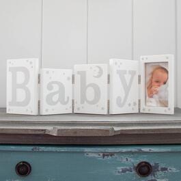 Malden Baby White w/ Photo Love Letter Frame - 3x5