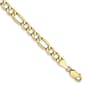 Mens Gold Classics&#40;tm&#41;10kt. 4.1mm 5.35mm 7in. Figaro Chain Bracelet - image 1
