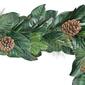 Puleo International 6ft. Pre-Lit Magnolia Artificial Garland - image 2
