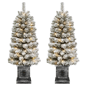 Puleo International 3.5ft. LED Spruce Christmas Trees - Set of 2 - image 1