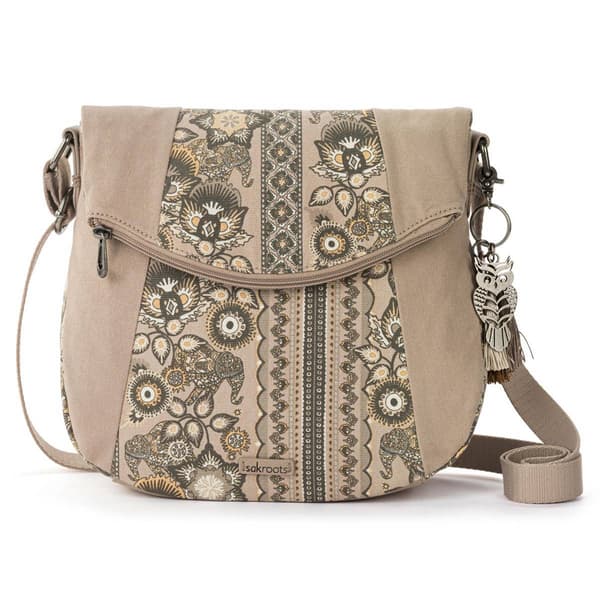 Sakroots Foldover Crossbody - Sand Tapestry