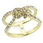 Ashley Cooper(tm) Gold-tone Pave Knot Faux Stack Ring - image 1