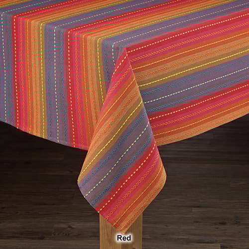 Phoenix Striped Tablecloth