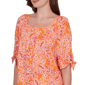 Petite Ruby Rd. Hothouse Florals Tie Sleeve Paisley Blouse - image 5