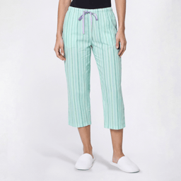 Womens HUE(R) A Swing & a Stripe Pajama Capris
