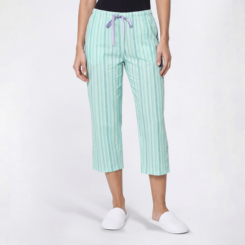 Womens HUE(R) A Swing & a Stripe Pajama Capris - image 
