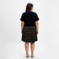 Plus Size Perceptions Short Sleeve Floral Drape Jacket Dress - image 3