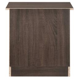 Passion Furniture Hudson 3-Drawer Nightstand