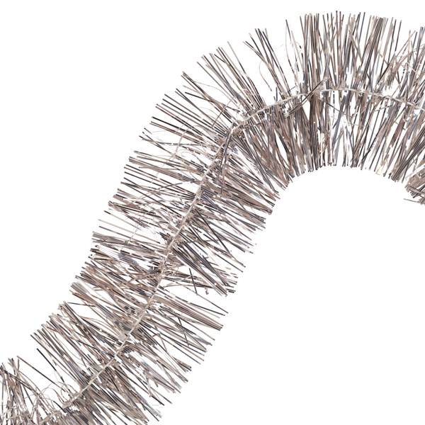 Northlight 18ft. Silver & Pink Shiny Tinsel Christmas Garland