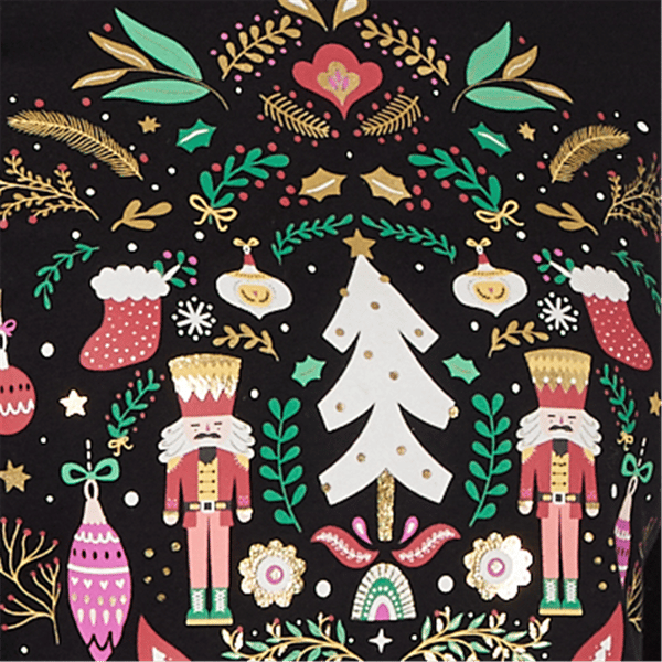Womens Ruby Rd. Happy Holidays Nutcracker Scenic Tee