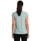 Womens Kasper Cap Sleeve Cowl Neck Solid Blouse - image 2