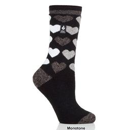 Womens Heat Holders® Lite Heart Crew Socks
