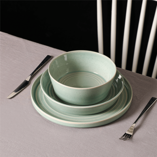 Stone Lain Claire 8pc. Stoneware Dinner Plate Set