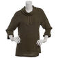 Petite Robert Louis Cowl Neck Kangaroo Pocket Sweater - image 1