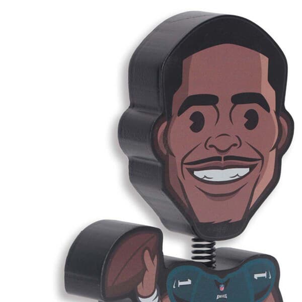 Open Road Eagles #1 Jalen Hurts Bouncy Head Wood Tabletop Décor