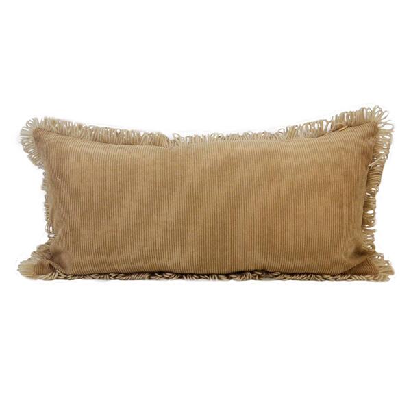 Your Lifestyle Tartan Fringed Decorative Pillow - 11x22 - image 