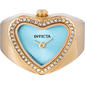 Womens Invicta Light Blue Dial Mini Ring Quartz Watch - 49576 - image 1