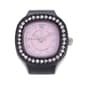 Womens Black-Tone Pink Square Dial Ring Watch - BRWS2BV-02 - image 1