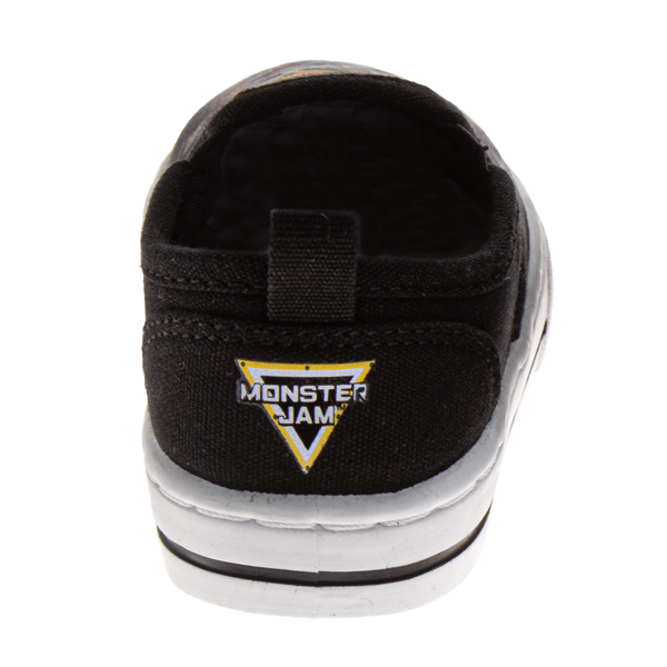Little Boys Monster Jam Monster Truck  Slip On Canvas Sneakers