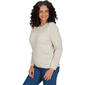 Plus Size Alfred Dunner Classics Pointelle Cashmelon Sweater - image 5
