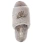 Womens Jessica Simpson Embellished Bow Plush Slide Slippers - image 4