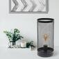 Simple Designs Cylindrical Steel Table Lamp w/Mesh Shade - image 7