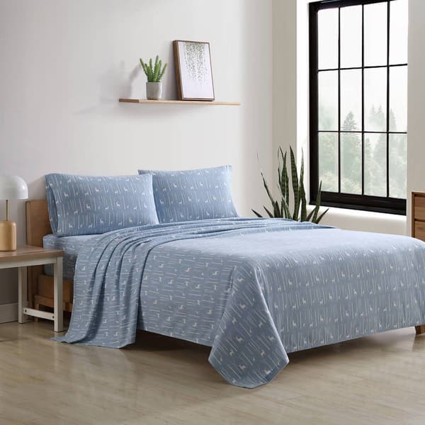 Eddie Bauer Birch Forest Cotton Flannel Sheet Set