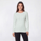 Petite Napa Valley Long Sleeve Cable Knit Front Sweater - image 9