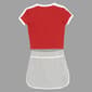 Girls (7-14) Tween Diva Varsity Tee w/ French Terry Dolphin Skort - image 2