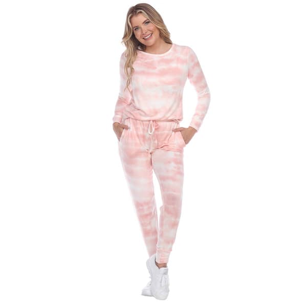 Womens White Mark 2pc. Tie-Dye Pants Set