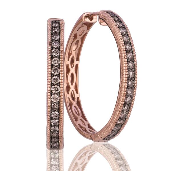 Le Vian Chocolatier&#40;R&#41; Chocolate Diamonds&#40;R&#41; Hoop Earrings - image 
