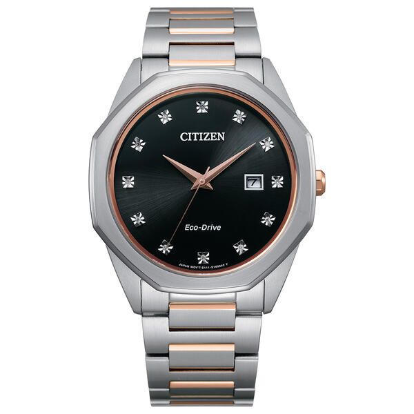 Mens Citizen&#40;R&#41; Eco-Drive Corso Diamond Watch - BM7496-56G - image 
