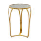 9th & Pike® Gold-Tone Metal Contemporary Accent Table - image 3