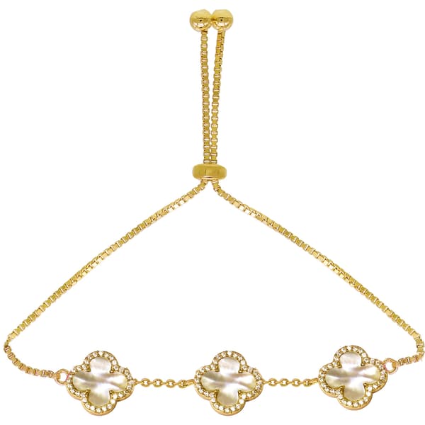 Gemstone by Gianni Argento Clover Adjustable Bracelet - image 