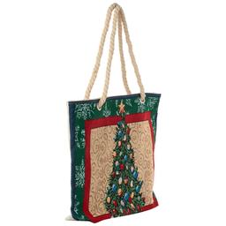 Renshun Christmas Tree Tapestry Tote
