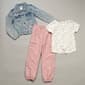 Girls &#40;7-12&#41; Little Lass&#40;R&#41; 3pc. Denim Jacket/Cherry Top & Pants - image 1