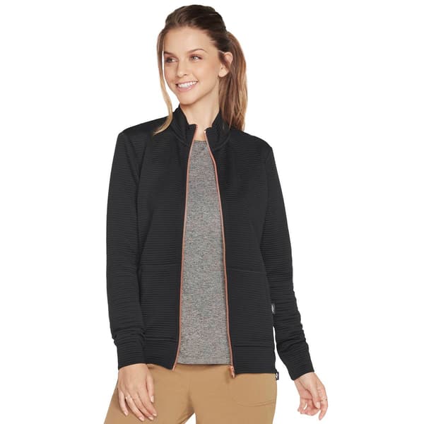 Womens Skechers Hoodless Hoodie Ottoman Full Zip Jacket